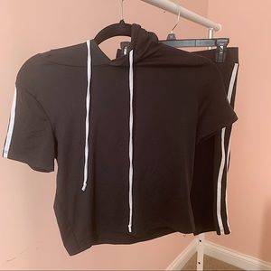 Two piece set - 96% Polyester 4% spandex